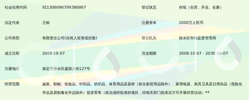 河北舒尔适商贸