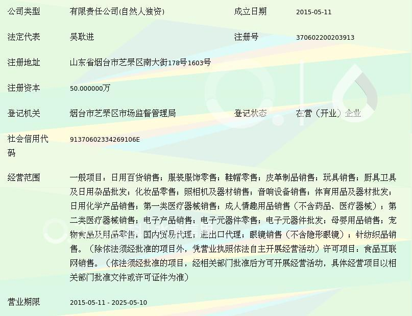 烟台旺高商贸